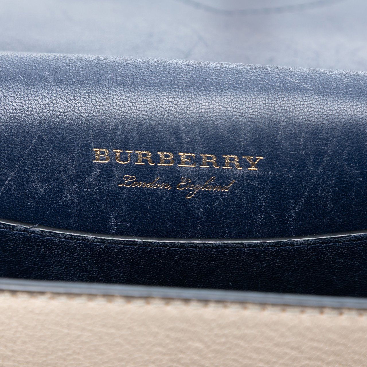 Burberry Leather Bridle Square Crossbody Bruin