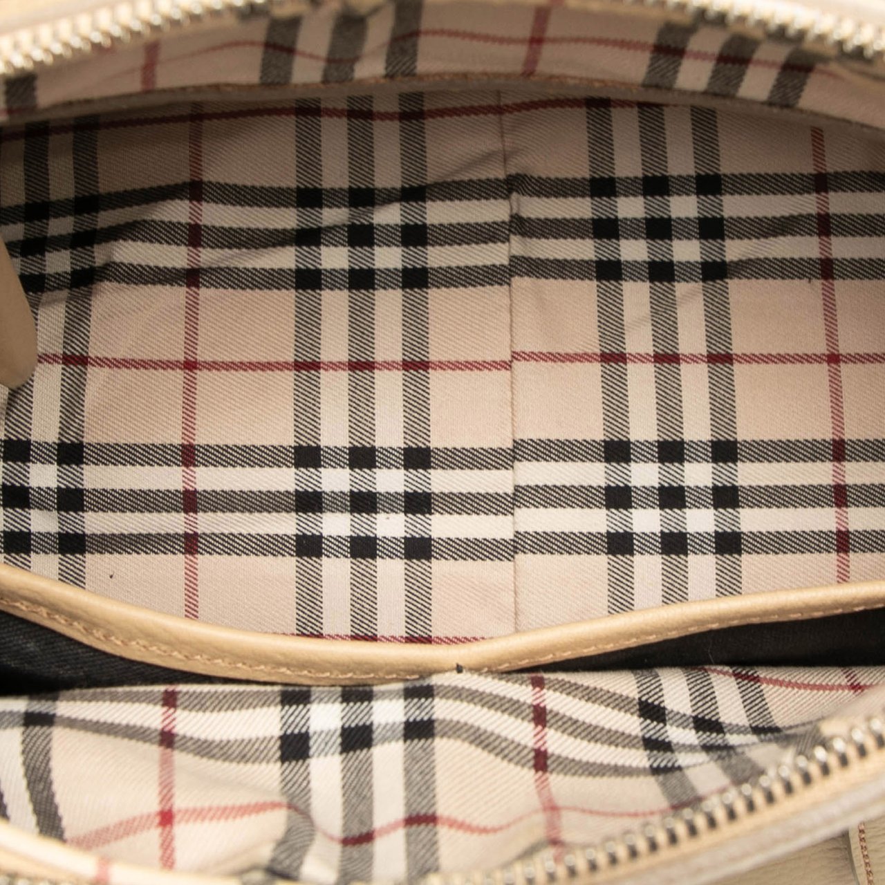 Burberry Leather Handbag Bruin