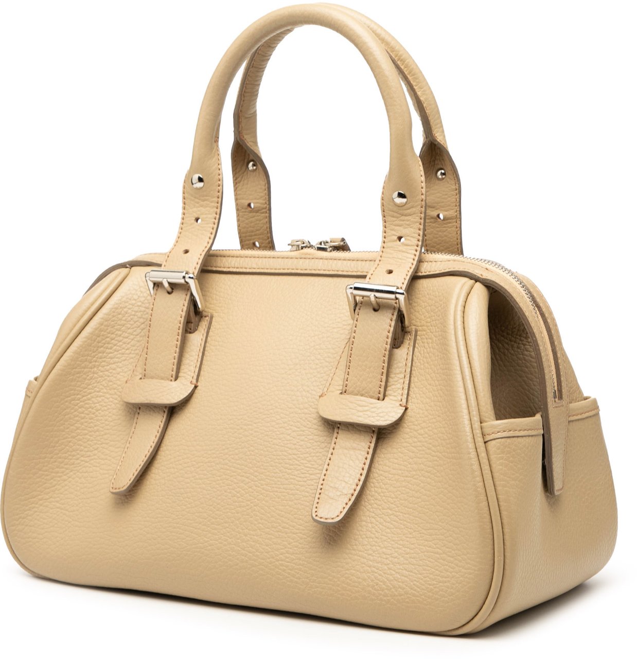 Burberry Leather Handbag Bruin