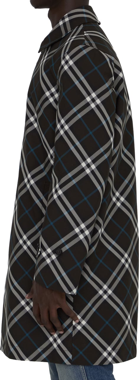 Burberry Check medium trench coat Bruin