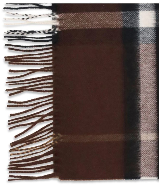 Burberry Burberry Brown Cashmere Scarf Bruin