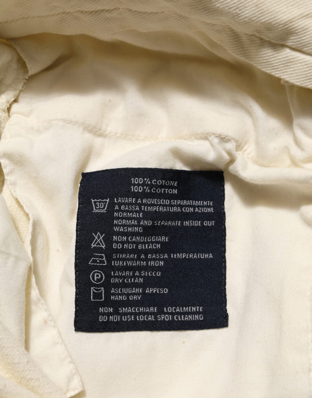 Burberry Beige Corduroy Cotton Straight Men Trouser Pants Beige