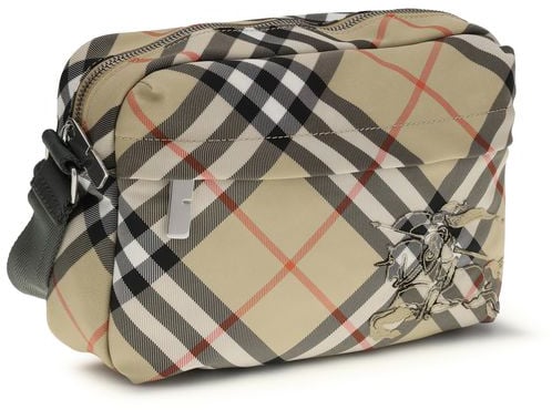 Burberry Burberry Beige Polyester Shoulder Bag Beige