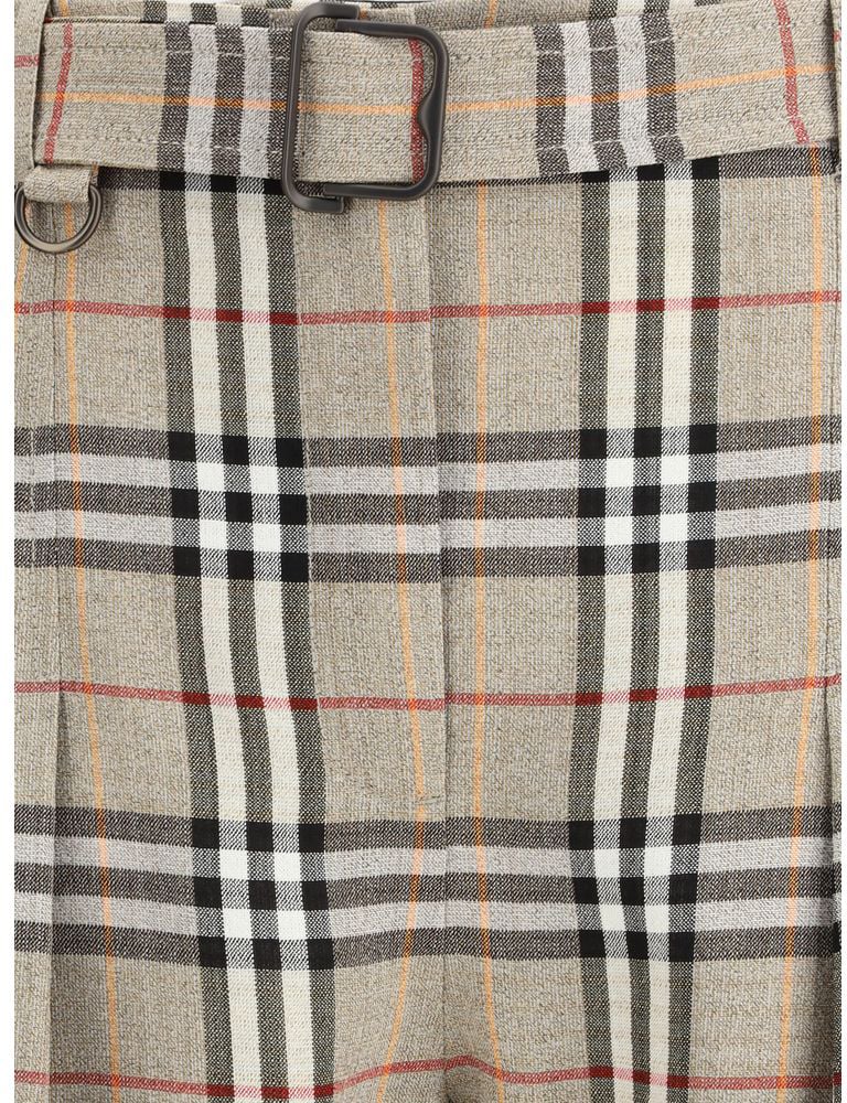 Burberry Burberry Beige Viscose Casual Pants Beige