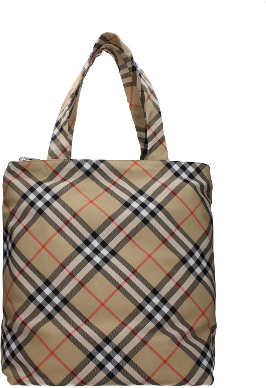 Burberry Beige Fabric Shoulder Bag Beige
