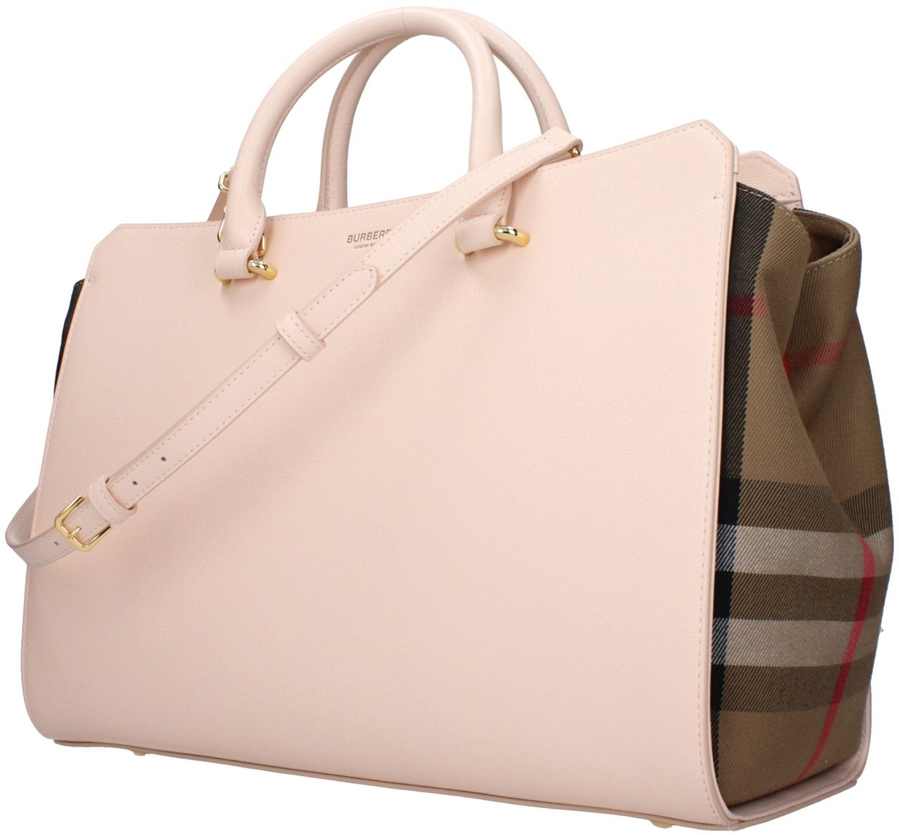 Burberry Burberry Pink Leather Handbag Roze