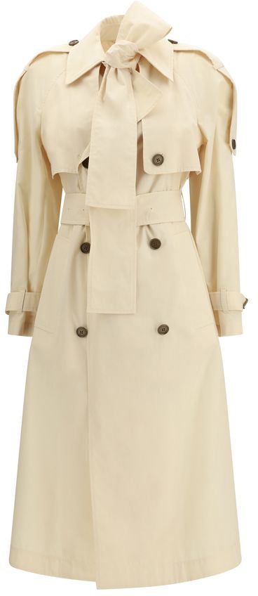Burberry Burberry Beige Polyester Trench Coat Beige