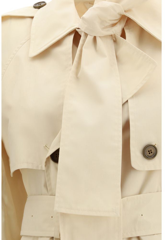 Burberry Burberry Beige Polyester Trench Coat Beige
