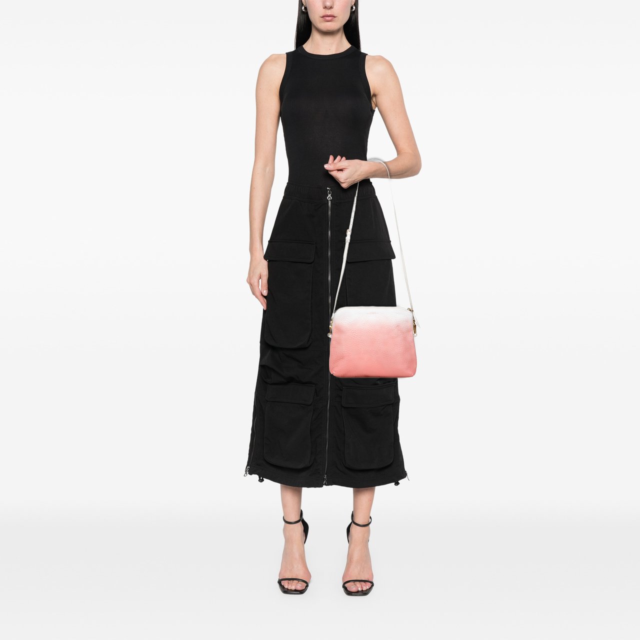 Burberry Leather Crossbody Roze