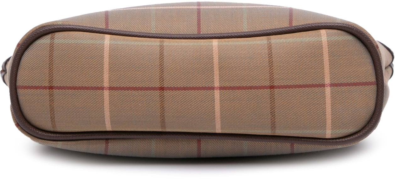 Burberry Vintage Check Canvas Clutch Bruin
