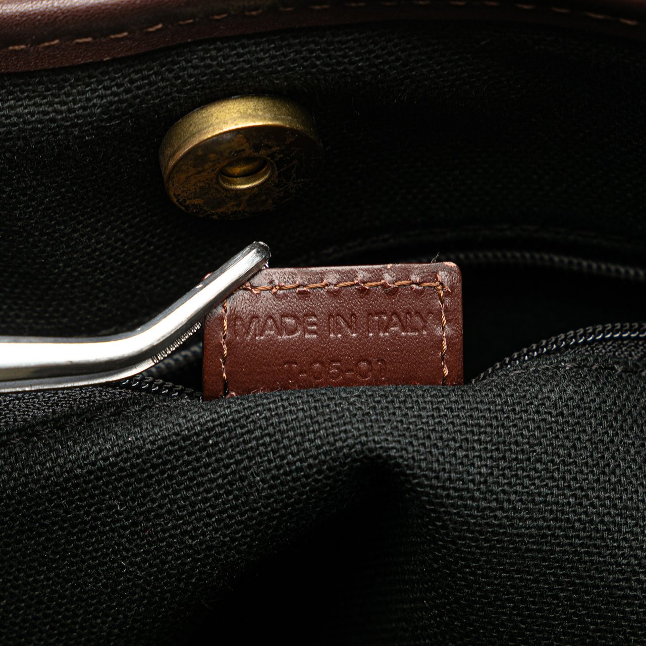 Burberry Haymarket Check Coated Canvas Tote Bruin