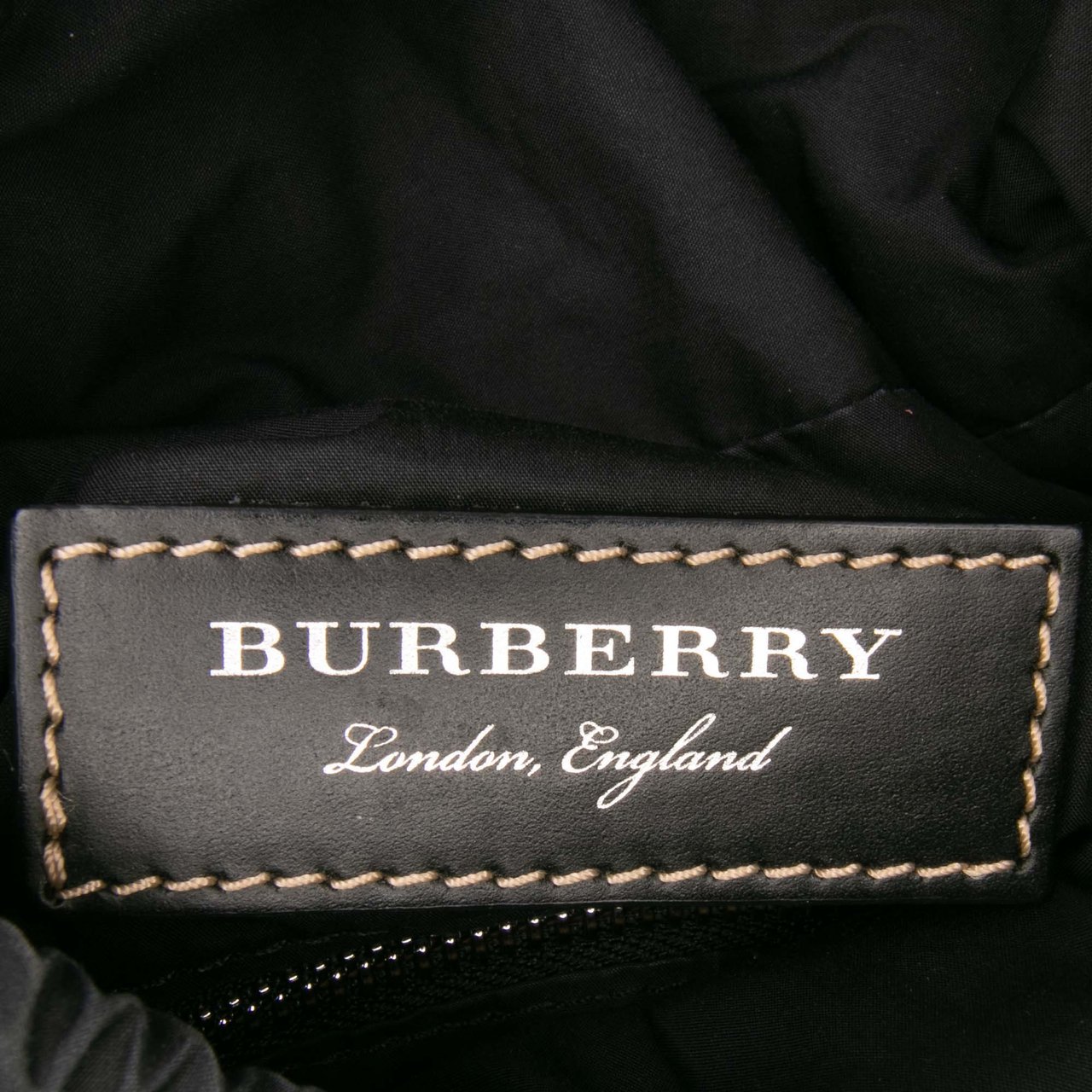 Burberry Small House Check Canvas Sailing Sling Bag Bruin
