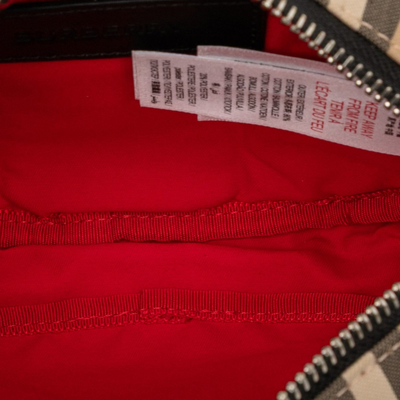 Burberry House Check Canvas Cannon Belt Bag Bruin