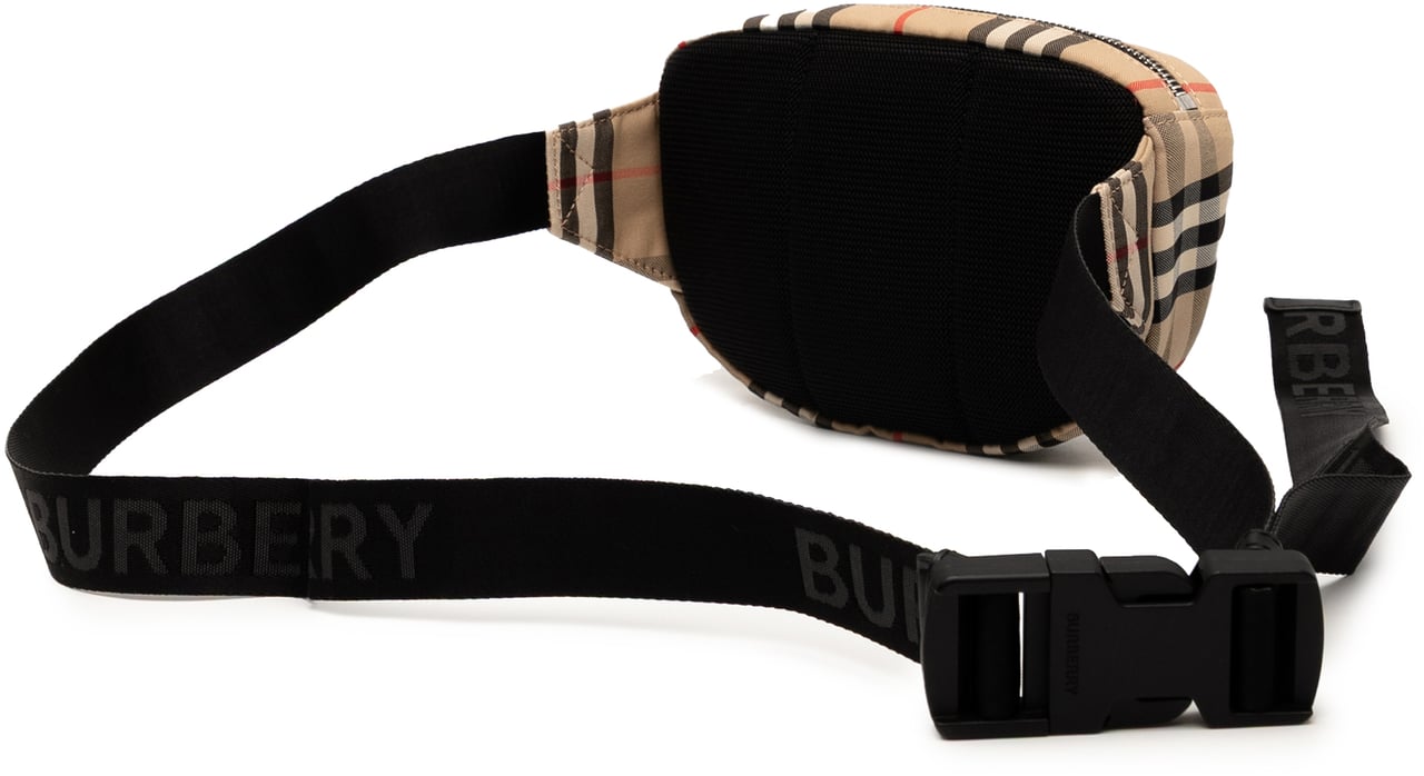 Burberry House Check Canvas Cannon Belt Bag Bruin