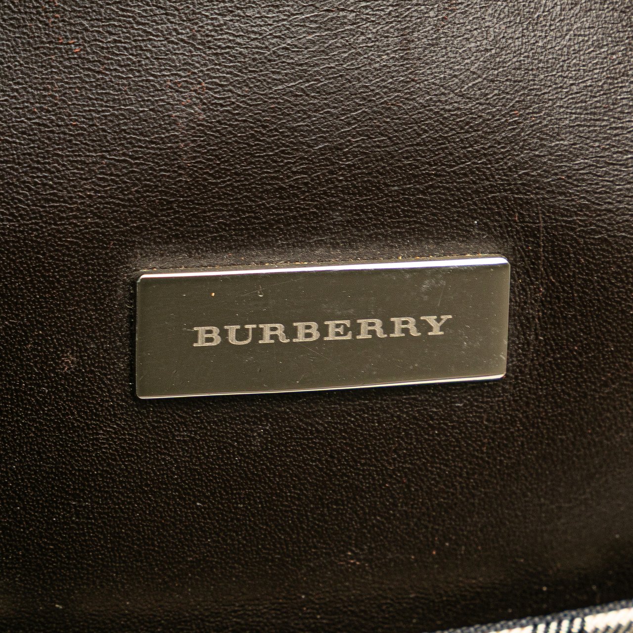 Burberry House Check Canvas Travel Bag Bruin