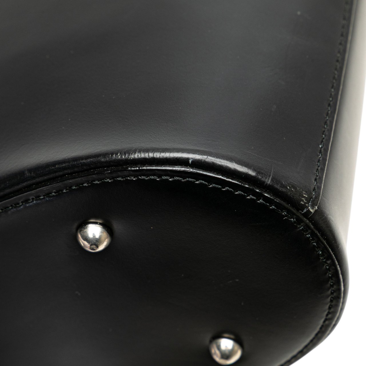 Burberry House Check Trimmed Leather Shoulder Bag Zwart