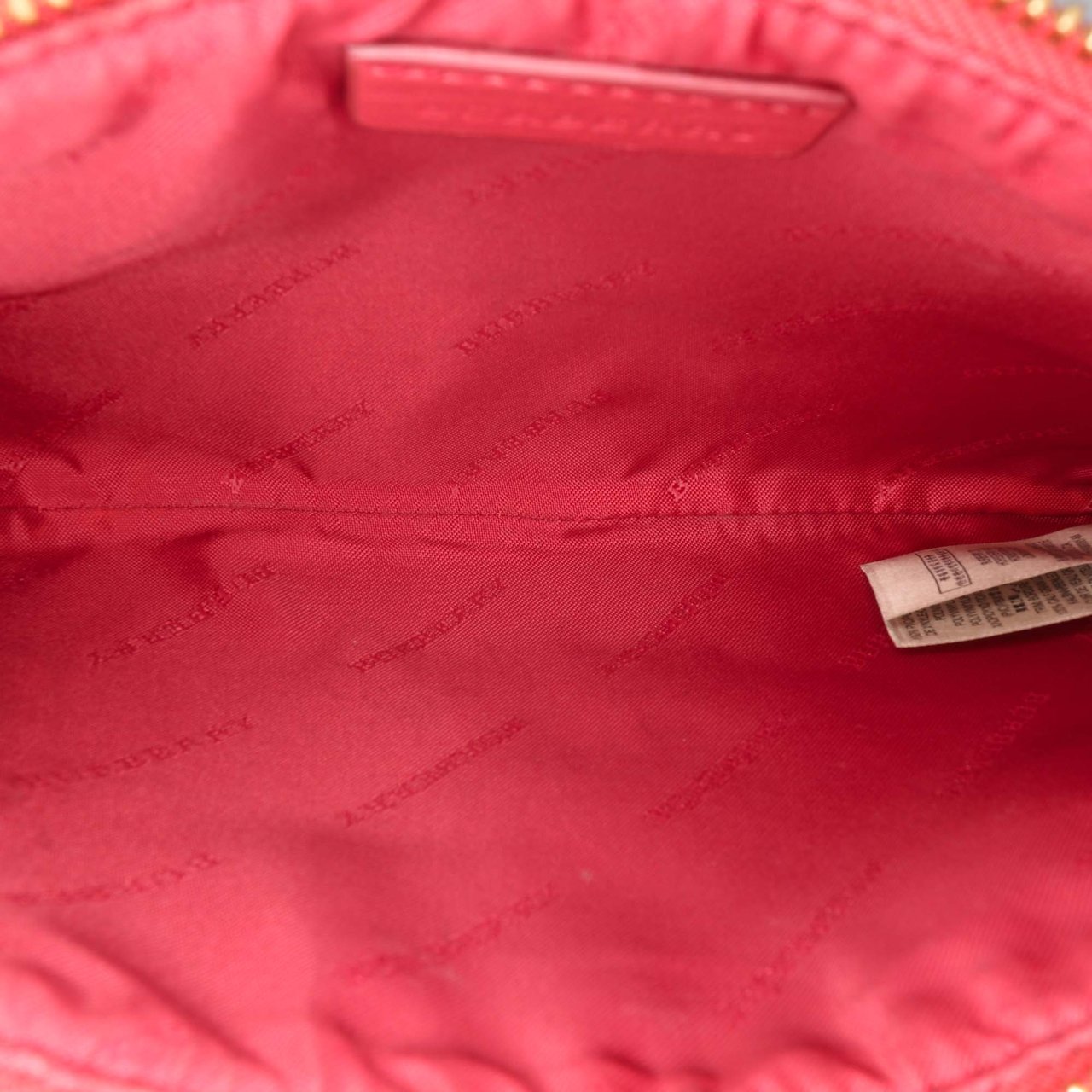 Burberry Haymarket Check Coated Canvas Peyton Crossbody Bruin