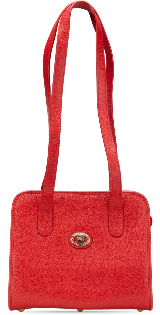 Burberry Leather Shoulder Bag Rood