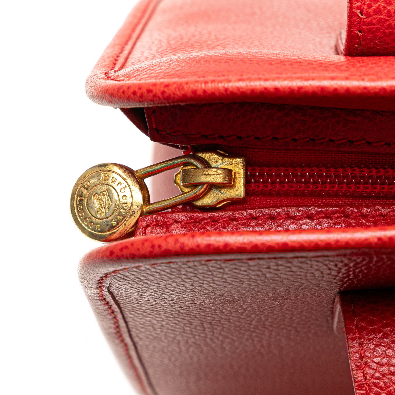 Burberry Leather Shoulder Bag Rood