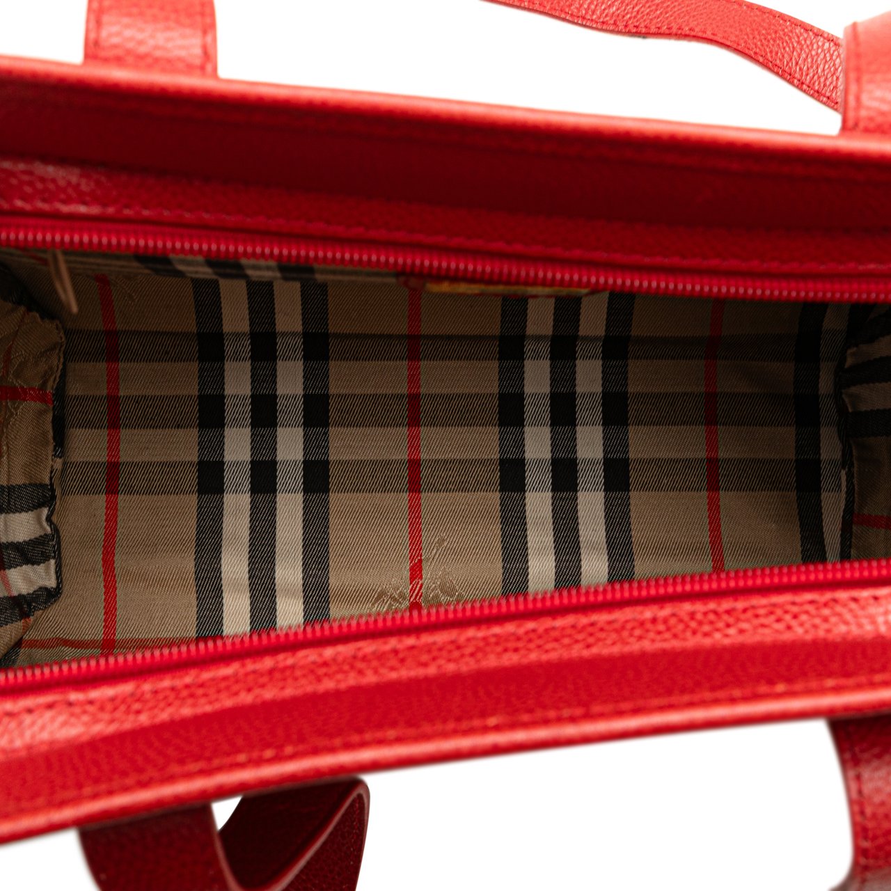 Burberry Leather Shoulder Bag Rood