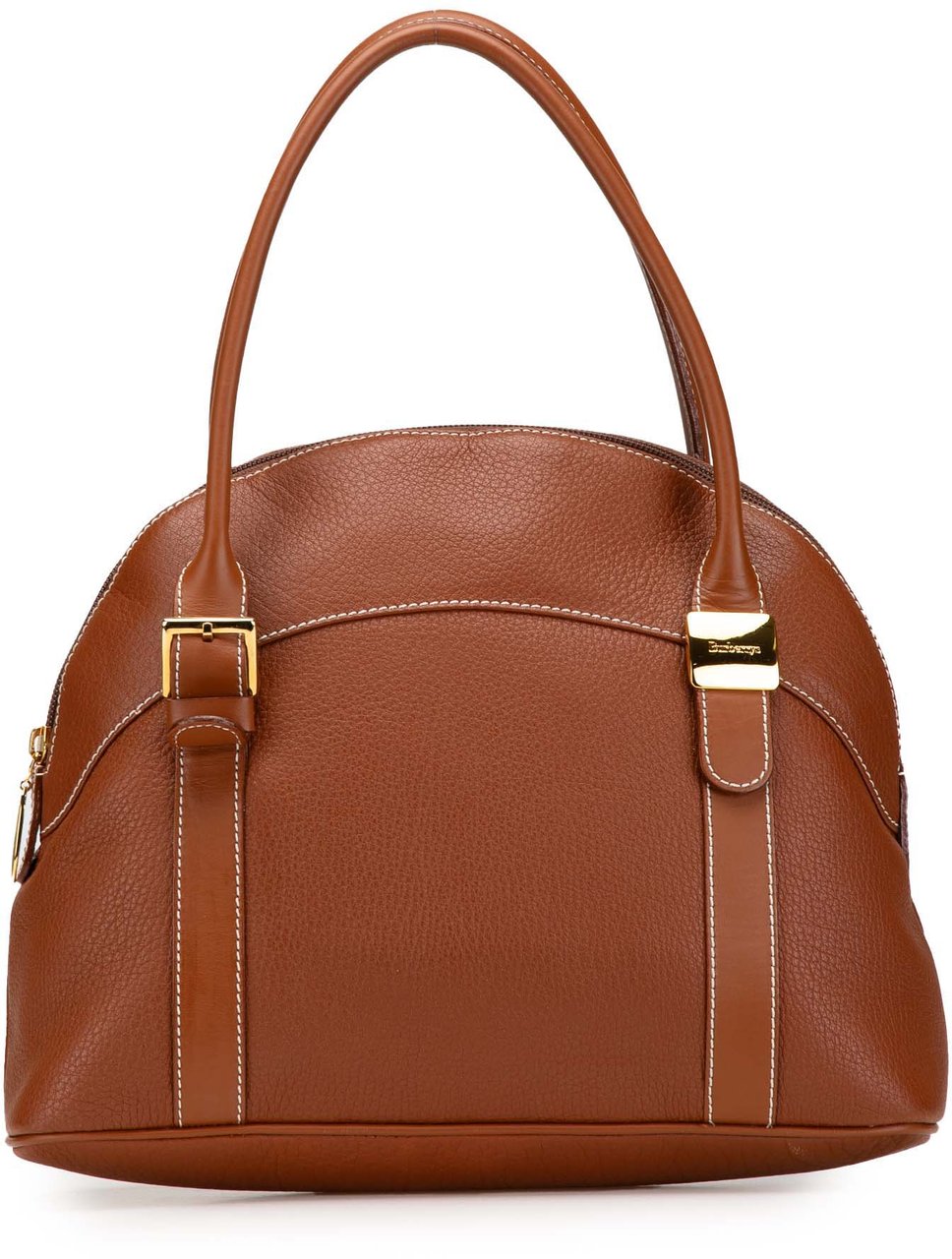 Burberry Leather Handbag Bruin