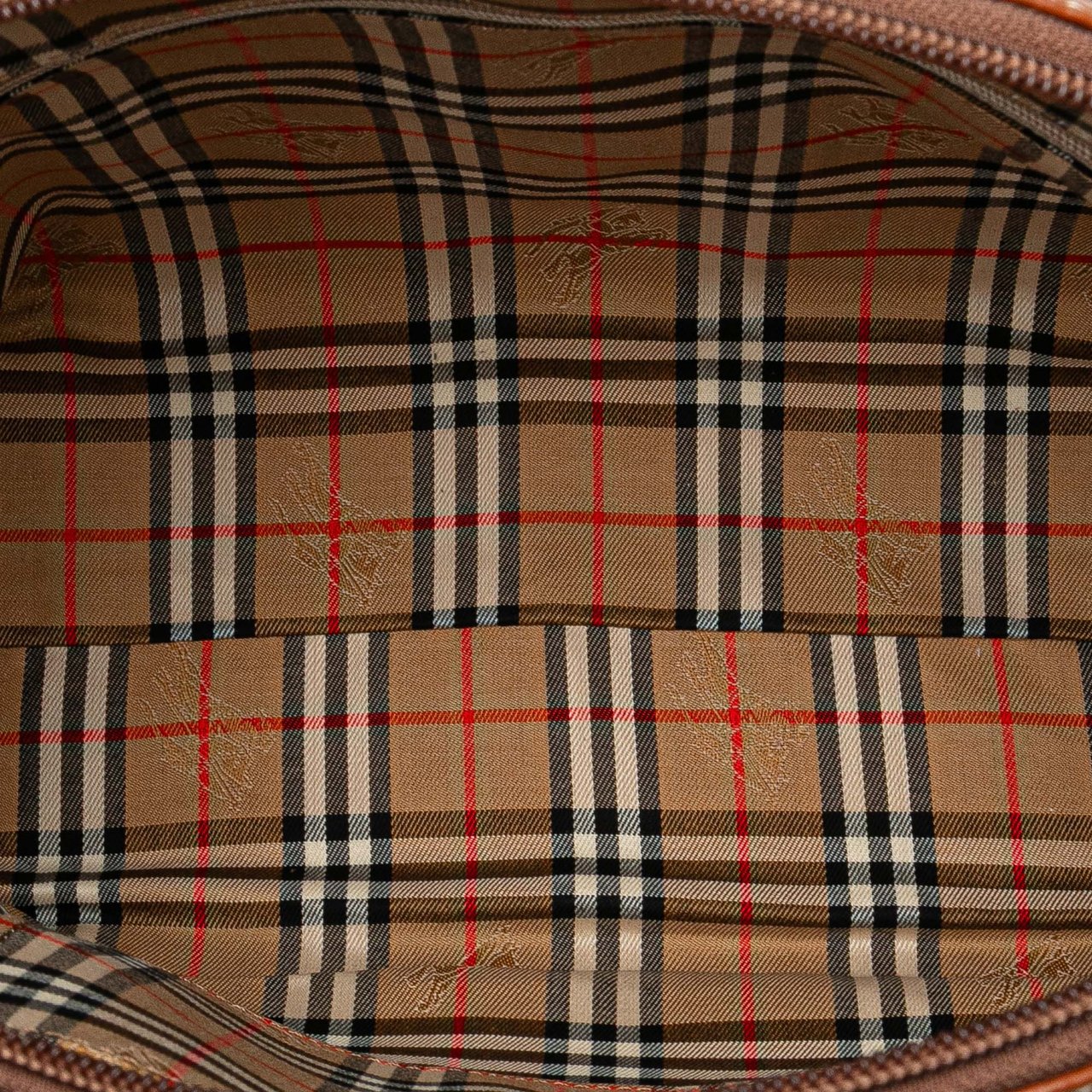 Burberry Leather Handbag Bruin