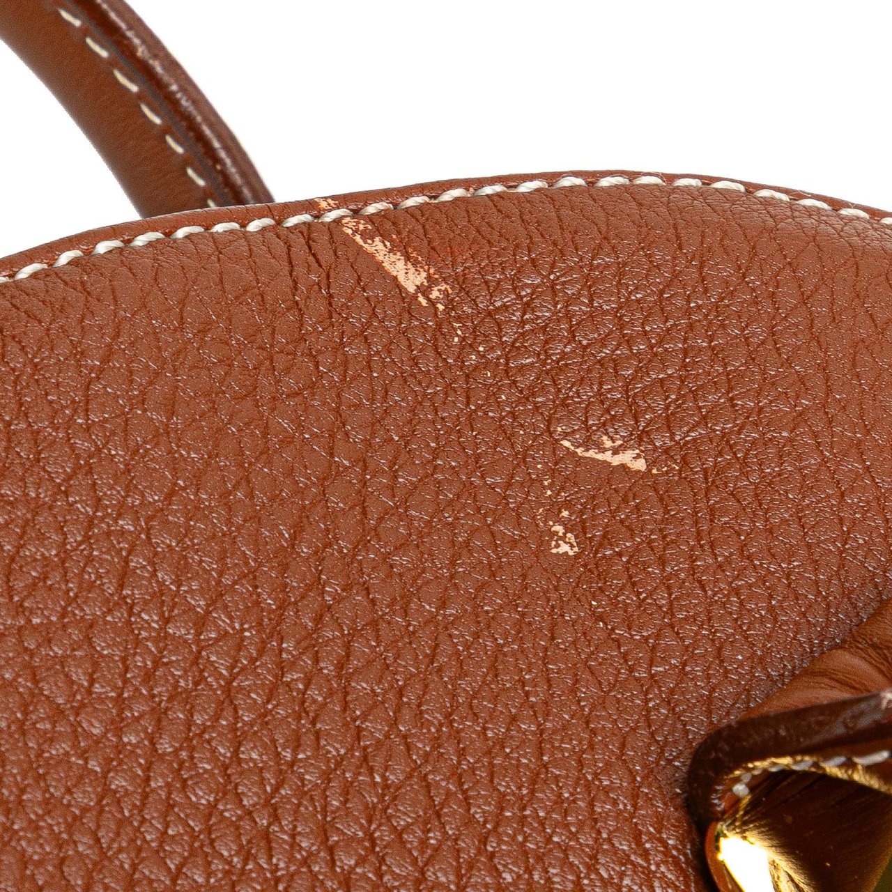 Burberry Leather Handbag Bruin