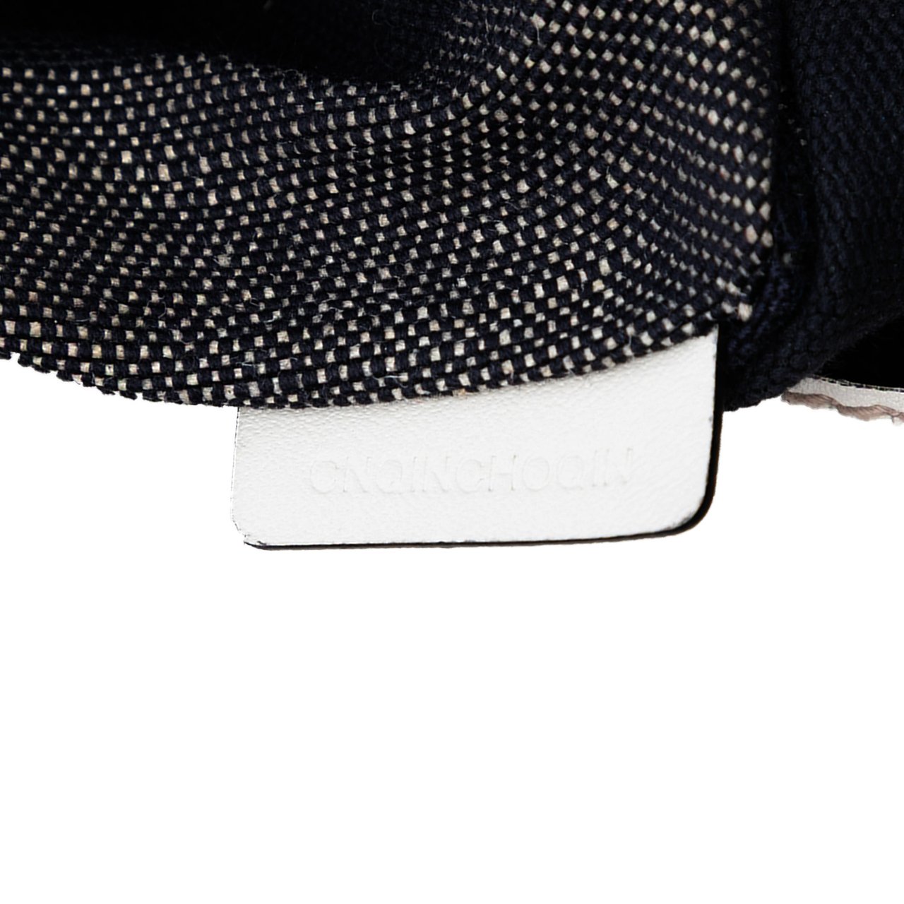 Burberry Medium Mega Check Canvas Ashby Bucket Bag Blauw