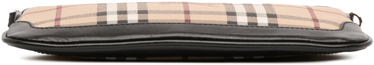 Burberry Haymarket Check Coated Canvas Crossbody Bruin