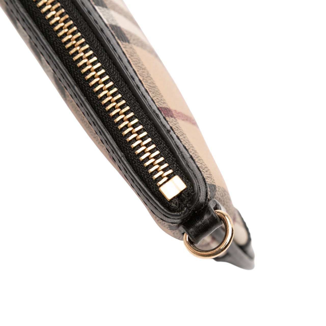 Burberry Haymarket Check Coated Canvas Crossbody Bruin