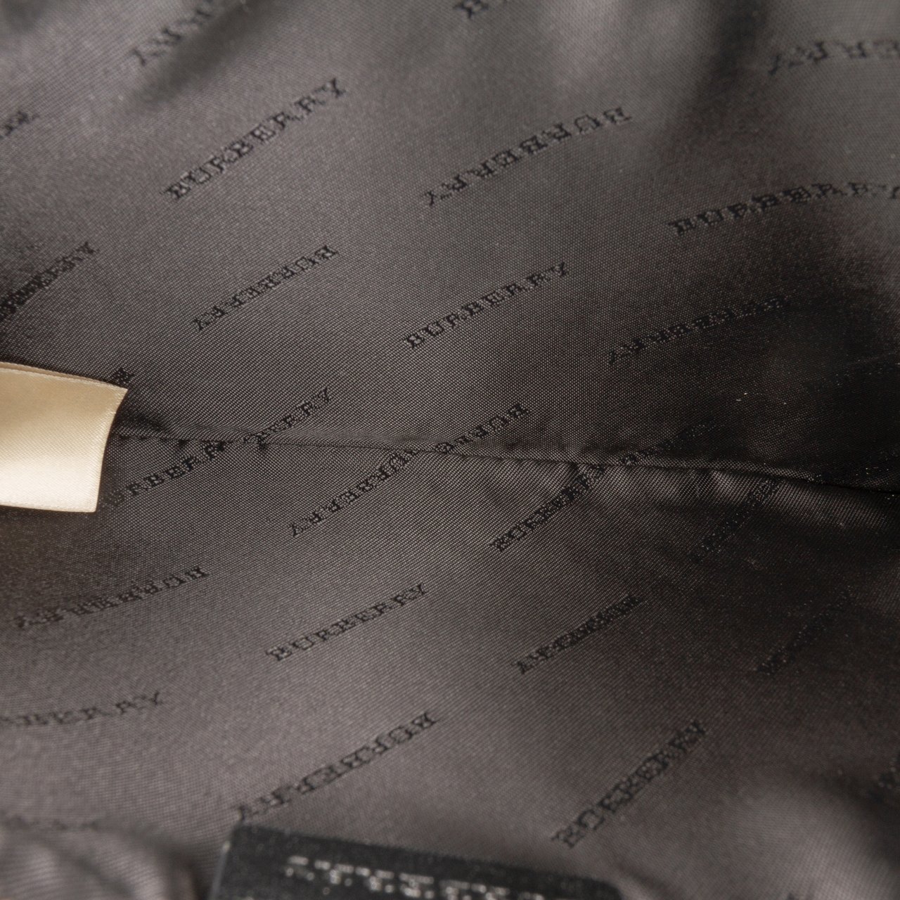 Burberry Haymarket Check Coated Canvas Crossbody Bruin