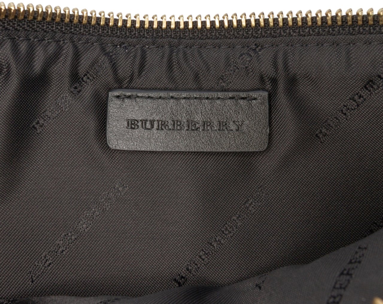 Burberry Haymarket Check Coated Canvas Crossbody Bruin