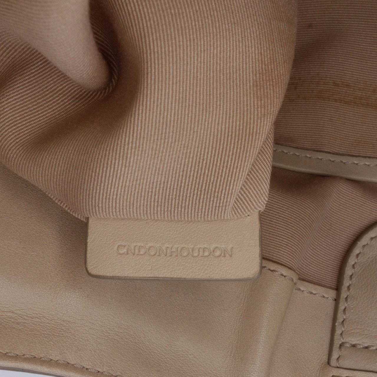 Burberry Leather Tassel Hobo Bag Bruin