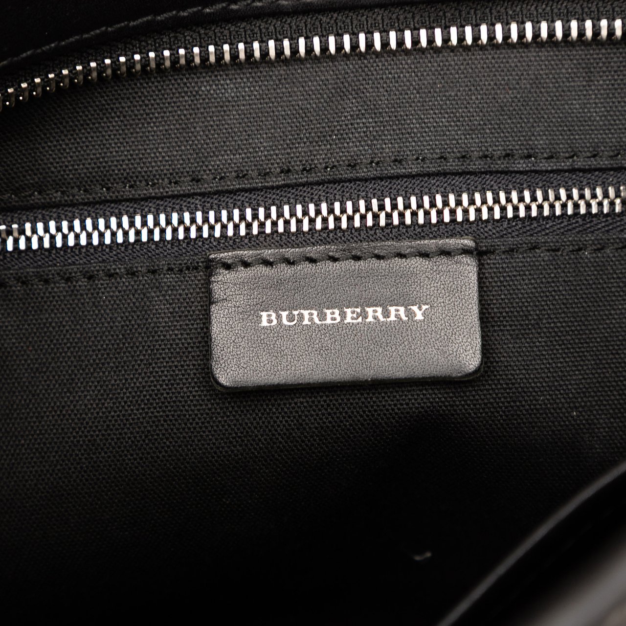 Burberry Supernova Check Wool Handbag Zwart