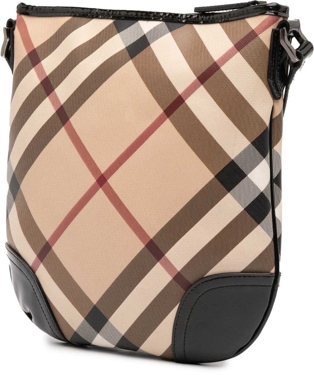 Burberry Supernova Check Coated Canvas Dryden Crossbody Bruin