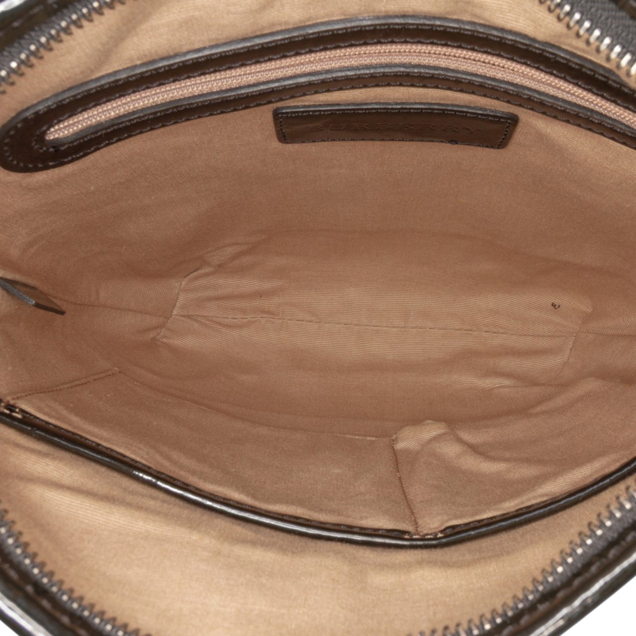 Burberry Supernova Check Coated Canvas Dryden Crossbody Bruin