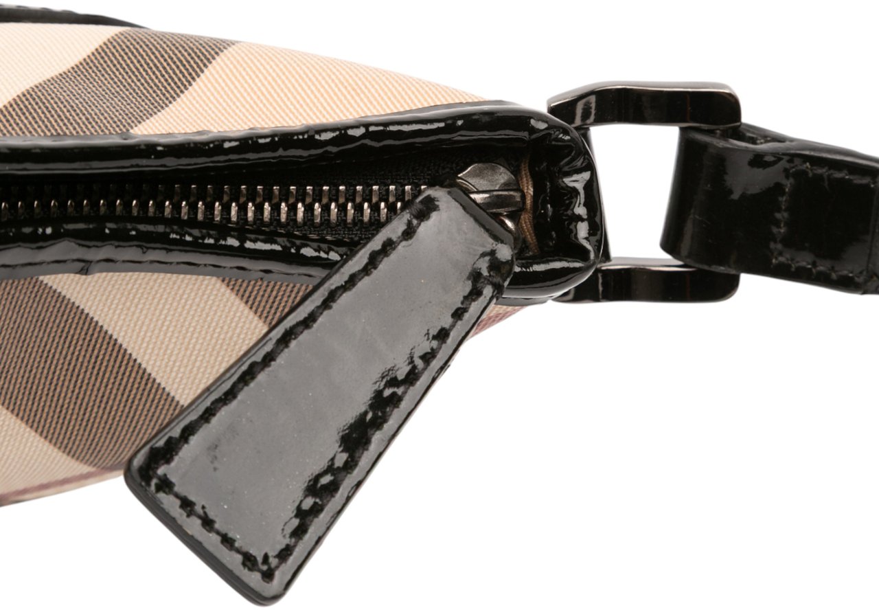 Burberry Supernova Check Coated Canvas Dryden Crossbody Bruin