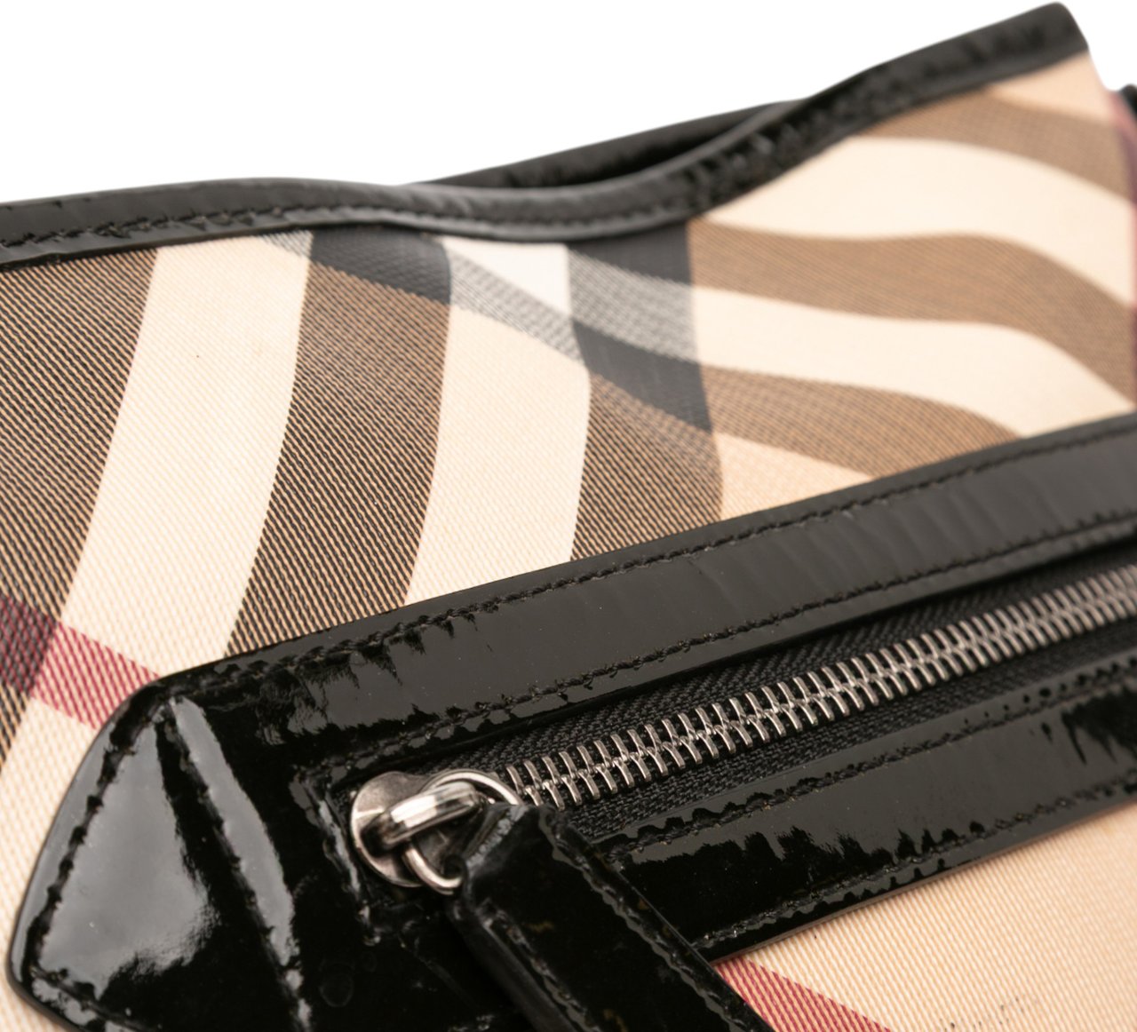 Burberry Supernova Check Coated Canvas Dryden Crossbody Bruin