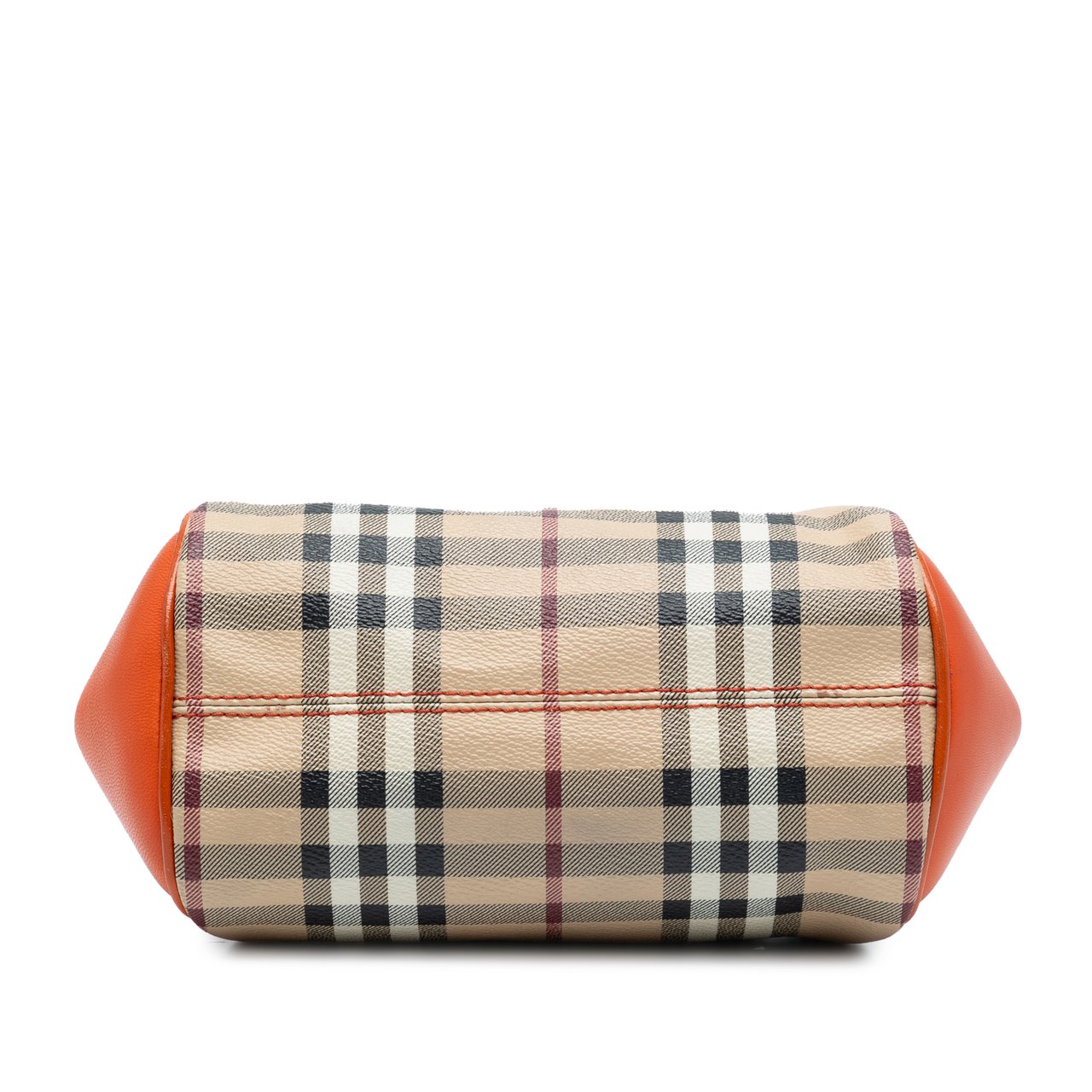 Burberry Haymarket Check Coated Canvas Crossbody Bruin