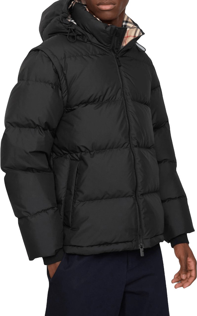 Burberry BIDEFORD DOWN JACKET Zwart