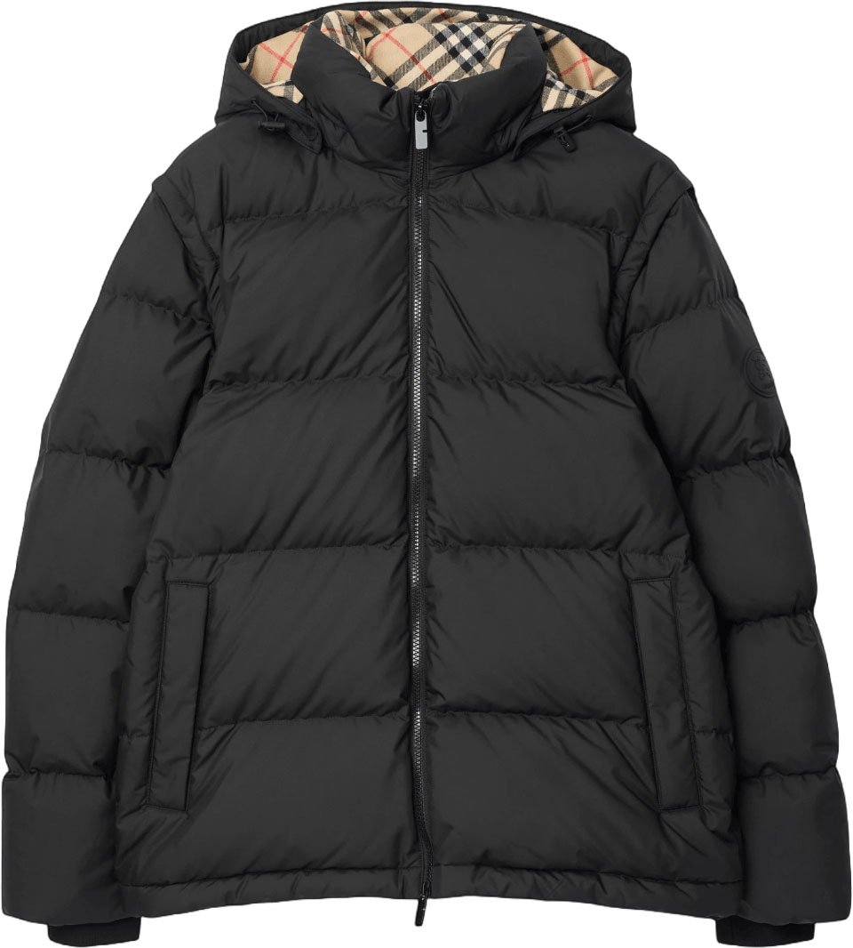 Burberry BIDEFORD DOWN JACKET Zwart