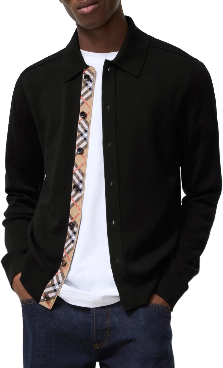 Burberry CHANNING CARDIGAN Zwart