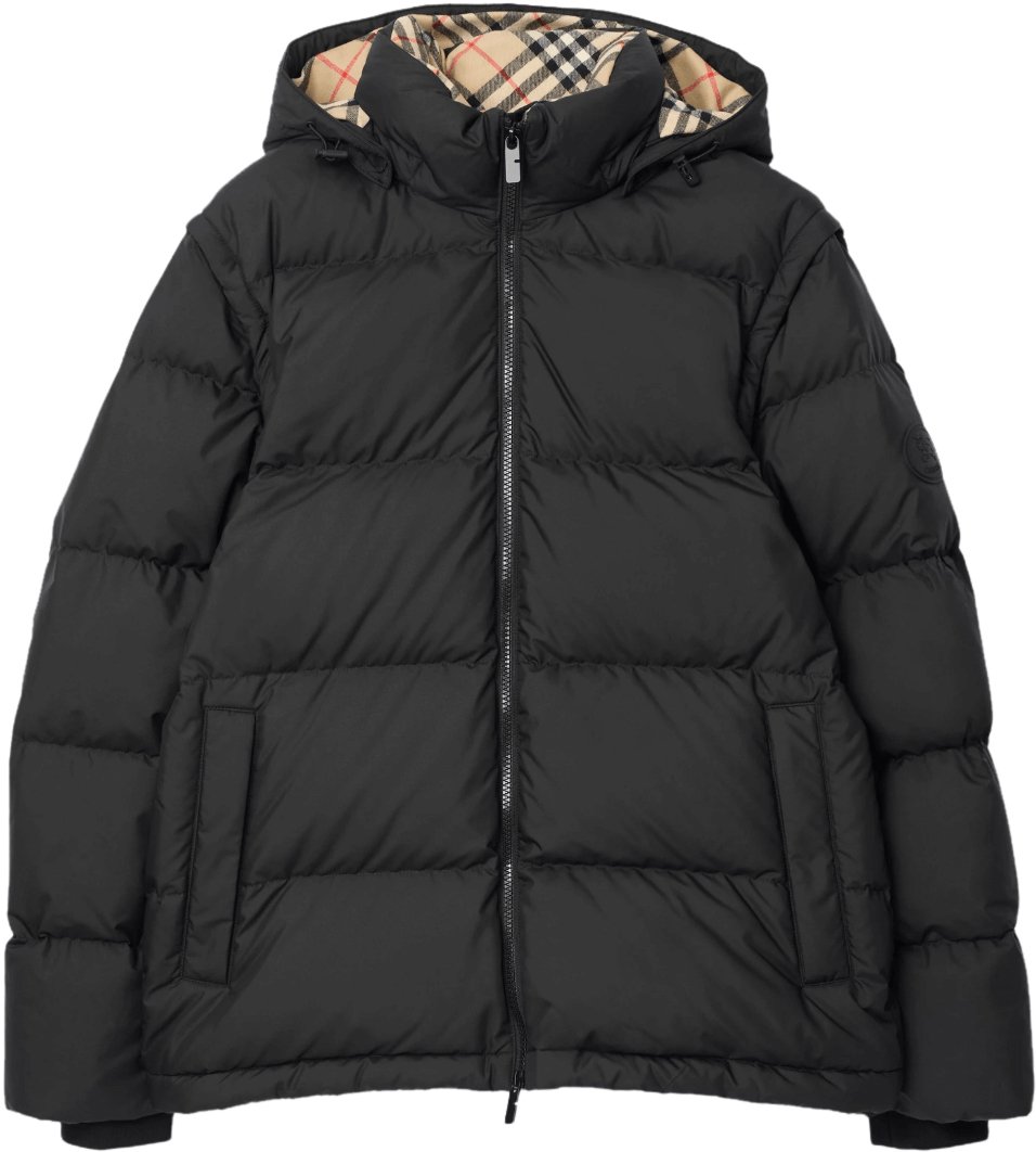 Burberry BIDEFORD DOWN JACKET BLACK Zwart