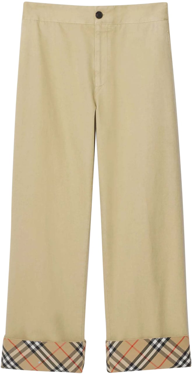 Burberry BURBERRY ELASTIC WAIST PANTS Beige