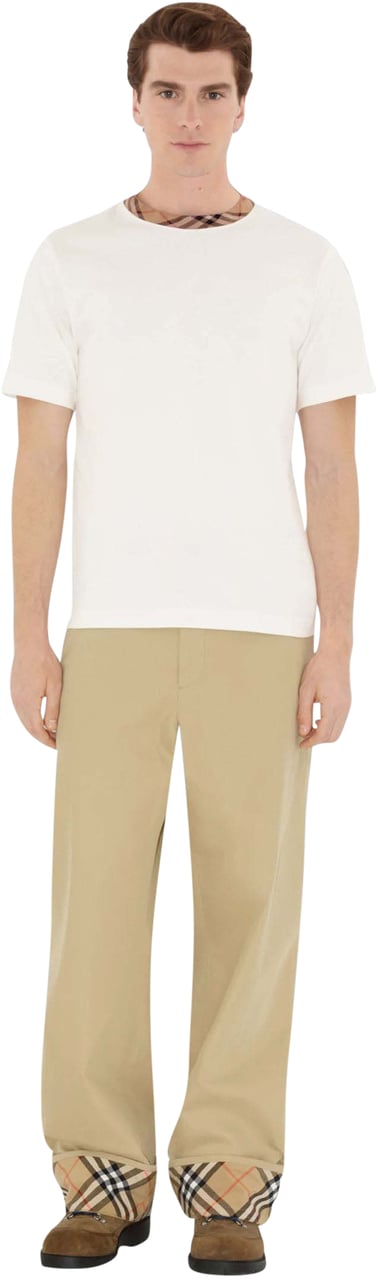 Burberry BURBERRY ELASTIC WAIST PANTS Beige