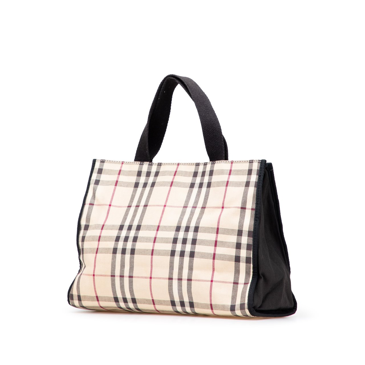 Burberry House Check Canvas Tote Bruin