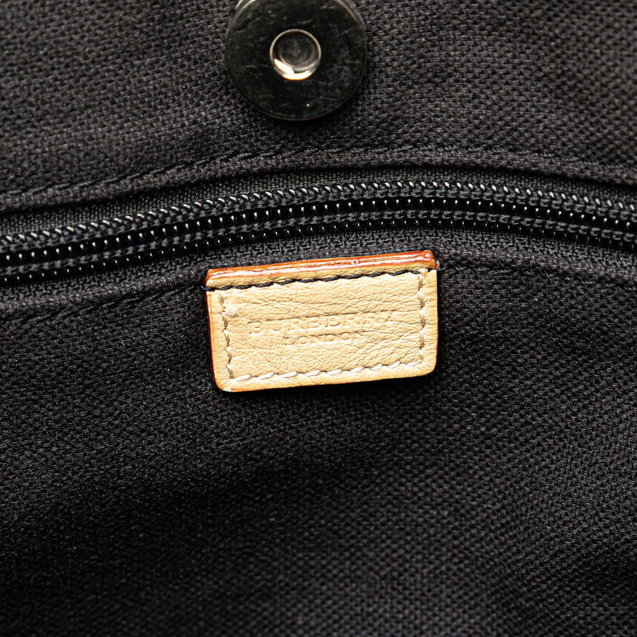 Burberry House Check Canvas Tote Bruin