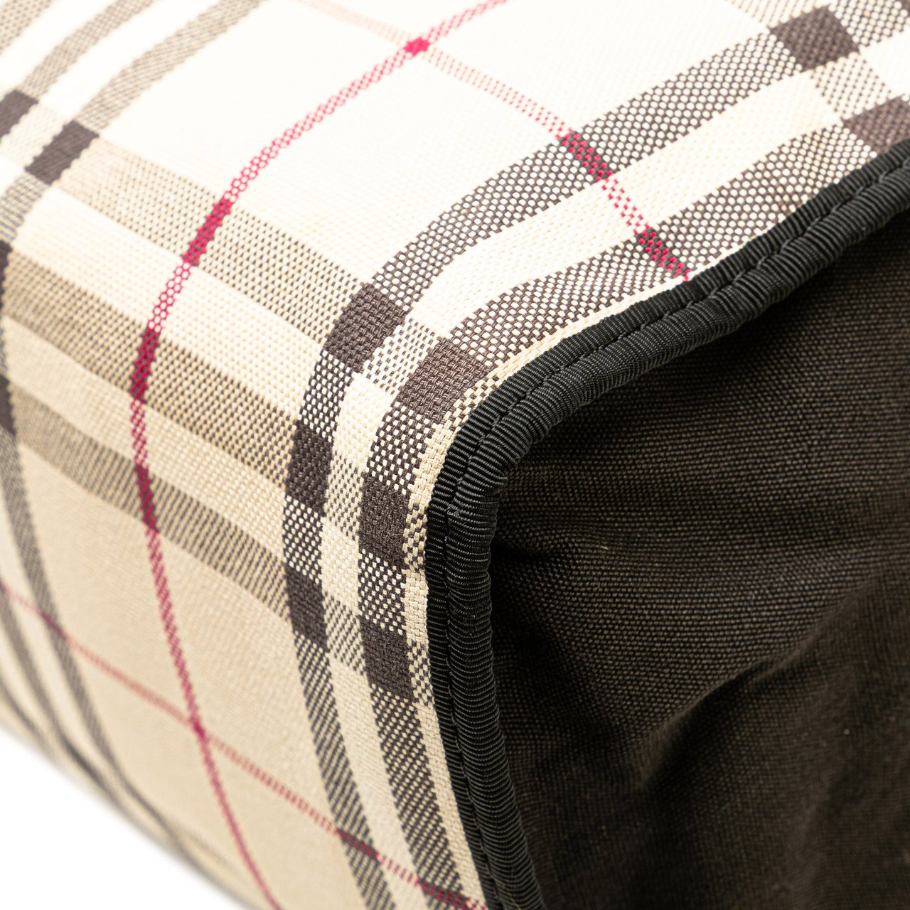 Burberry House Check Canvas Tote Bruin