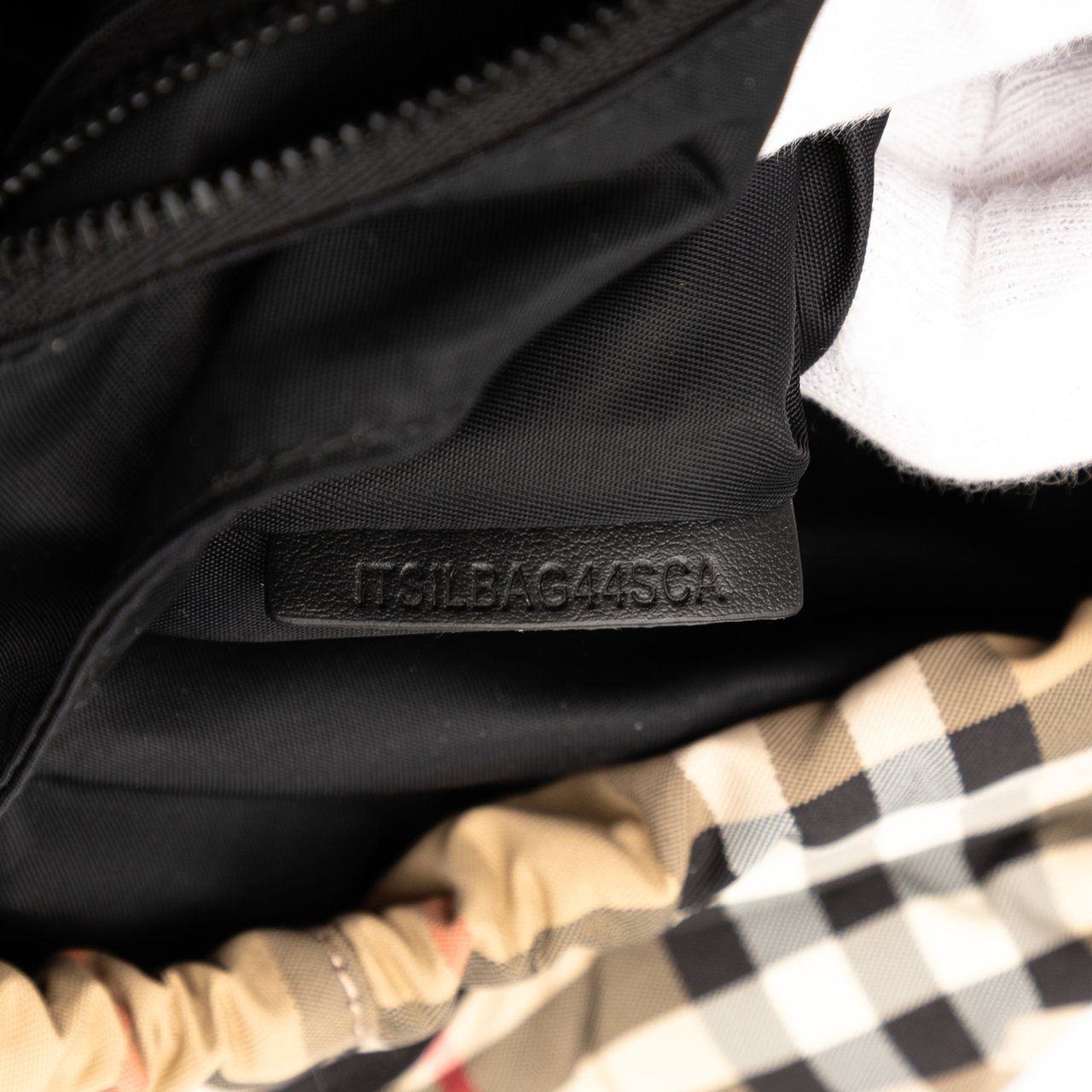 Burberry House Check Nylon Logo Print Wilfin Backpack Bruin