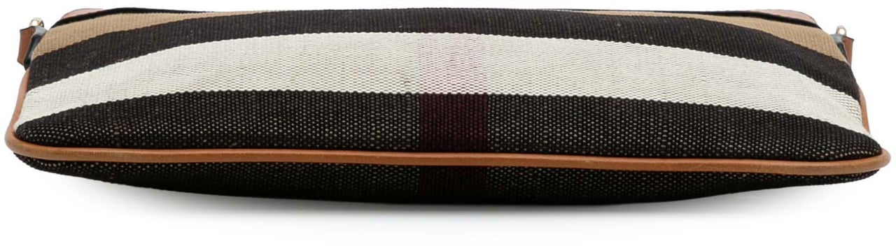 Burberry Mega Check Canvas Peyton Crossbody Bruin